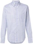Prada Check Pattern Shirt - White