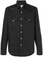 Ami Alexandre Mattiussi Press Button Ami Fit Shirt - Black