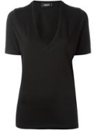Dsquared2 V-neck T-shirt, Women's, Size: Xs, Black, Cotton