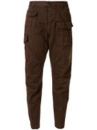 Dsquared2 Tapered Cargo Trousers - Brown