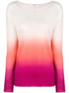 Majestic Filatures Ombre Knitted Round Neck Top - Nude & Neutrals