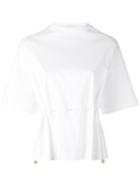 Kenzo - Cinched Oversized T-shirt - Women - Cotton - M, White, Cotton