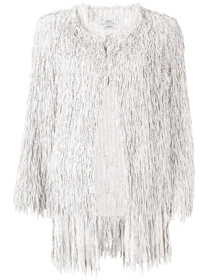 Desa 1972 Fringe Jacket - White