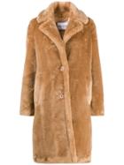 Stand Studio Faux Fur Coat - Brown