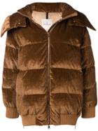 Moncler Verdier Puffer Jacket - Brown