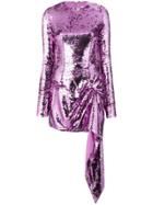 16arlington Sequinned Knot Dress - Purple