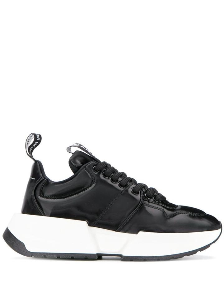Mm6 Maison Margiela Low-top Sneakers - Black