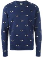Kenzo 'eyes' Sweatshirt, Men's, Size: Xl, Blue, Cotton
