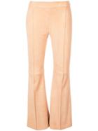 Rosetta Getty Kick Flare Trousers - Neutrals