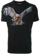 Neil Barrett Eagle Print T-shirt, Men's, Size: Large, Cotton