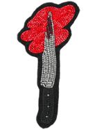 Olympia Le-tan Knife Patch - Metallic