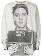 R13 Elvis Print Sweatshirt - Grey