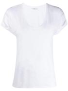 Closed Plain U-neck T-shirt - White