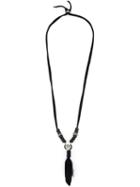 Christian Dada Feather Pendant Necklace