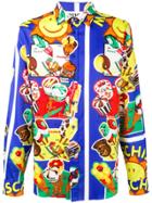 Moschino Ice Cream Print Shirt - Blue