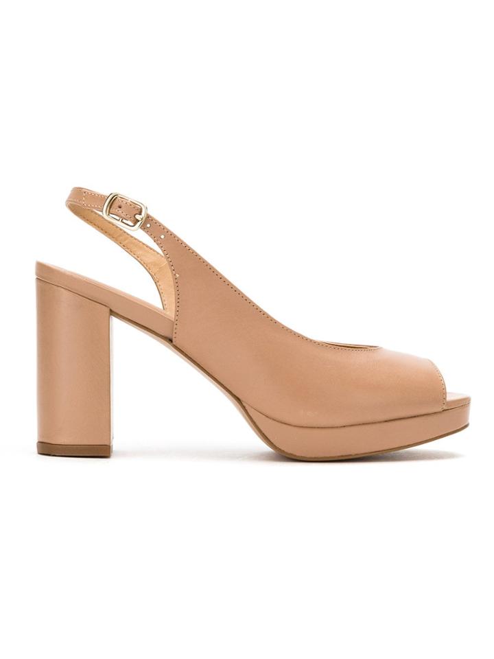 Serpui Leather Pumps - Nude & Neutrals