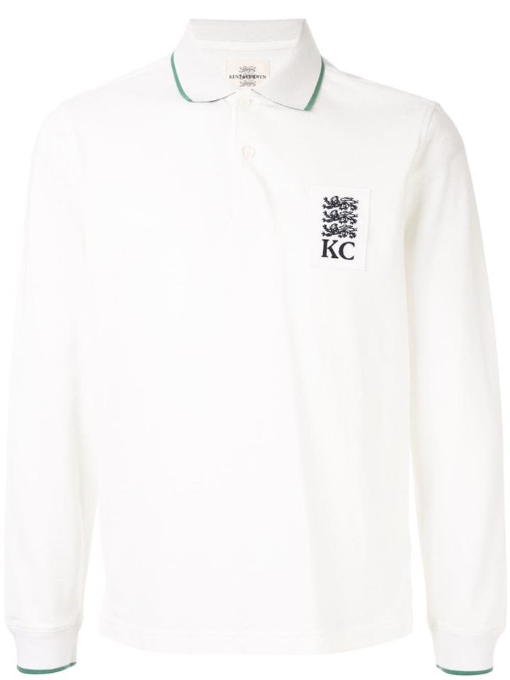 Kent & Curwen Logo Print Polo Shirt - White