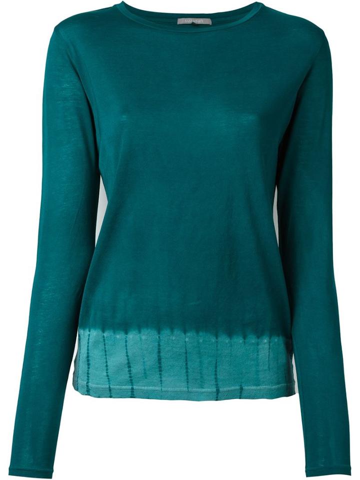 Suzusan Tie-dye Print Longsleeved Top