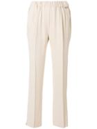 Twin-set High Rise Trousers - Nude & Neutrals