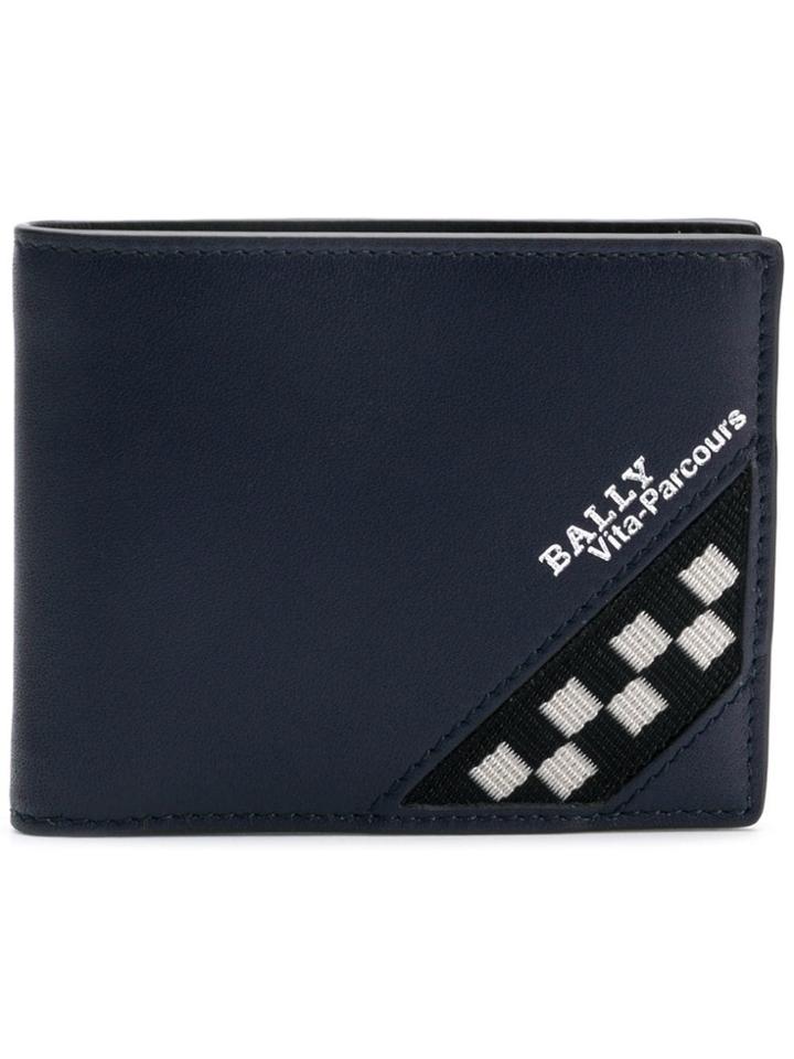 Bally Bevye Bi-fold Wallet - Blue