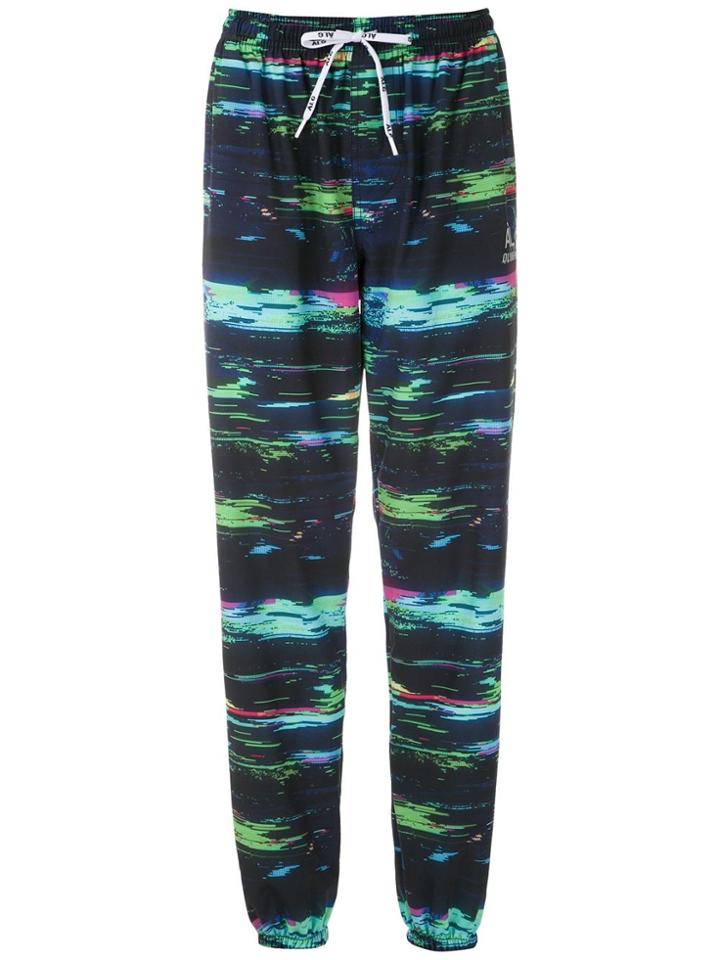 Àlg + Olympikus Printed Nylon Trousers - Multicolour