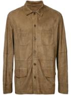 Desa Collection - Buttoned Jacket - Men - Suede - 52, Brown, Suede