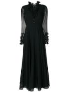 A.n.g.e.l.o. Vintage Cult Chiffon Sleeve Dress - Black