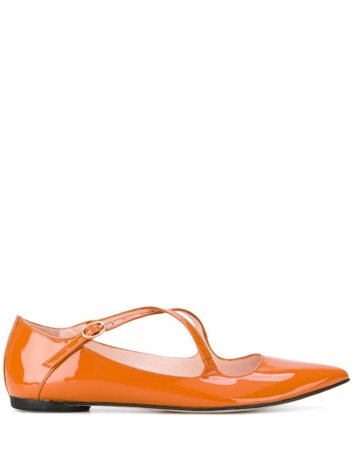 Repetto Pointed Ballerinas - Yellow