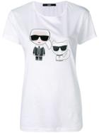 Karl Lagerfeld Karl X Choupette T-shirt - White