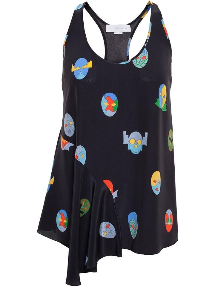 Stella Mccartney Silk Superheroes Tank Top