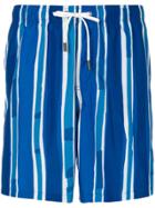 Ermenegildo Zegna Striped Swim Shorts - Blue