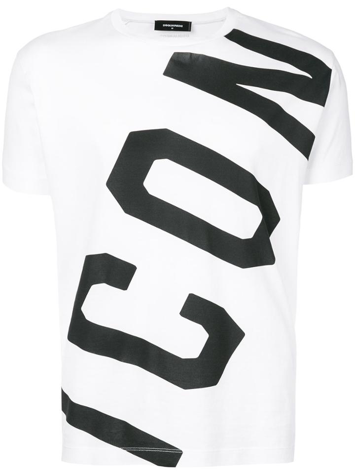 Dsquared2 Icon Print T-shirt - White
