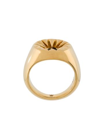 Kasun London Signet Ring - Metallic