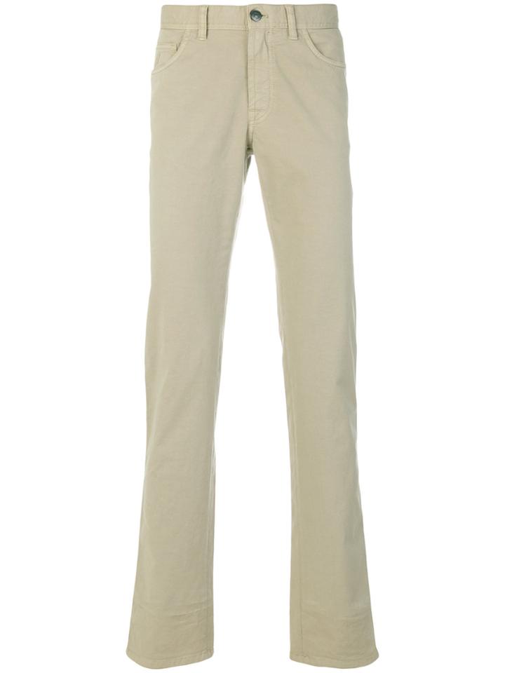 Brioni Regular Trousers - Nude & Neutrals