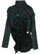 Comme Des Garçons Vintage Tartan Jacket - Green