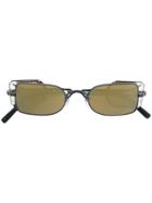 Matsuda Square Shaped Sunglasses - Black