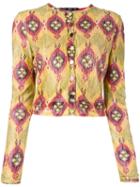 John Galliano Vintage Cropped Jacket, Women's, Size: Small, Yellow/orange