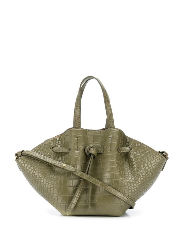 Nanushka Mini Lynee Bucket Bag - Green