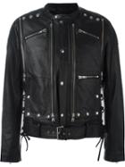 Faith Connexion Studded Multiple Zipper Pocket Jacket