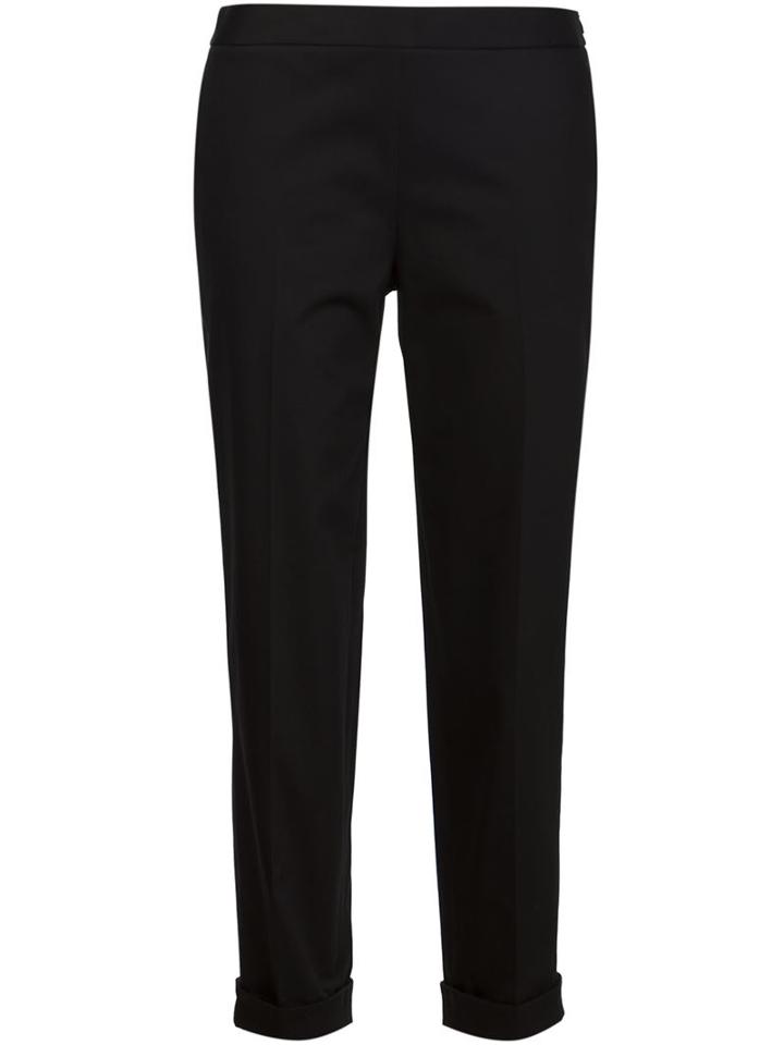 The Row Cropped Trousers, Women's, Size: 10, Black, Cotton/spandex/elastane