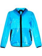 Nº21 Transparent Hooded Jacket - Blue