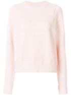 3.1 Phillip Lim Faux-plaited Pullover - Pink & Purple