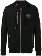 Philipp Plein Logo Hooded Sweatshirt, Men's, Size: Xl, Black, Cotton