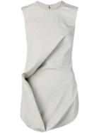 Rick Owens Asymmetric Vest Top - Grey