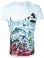 Orlebar Brown X Good Wives And Warriors Reef Scene Printed T-shirt -