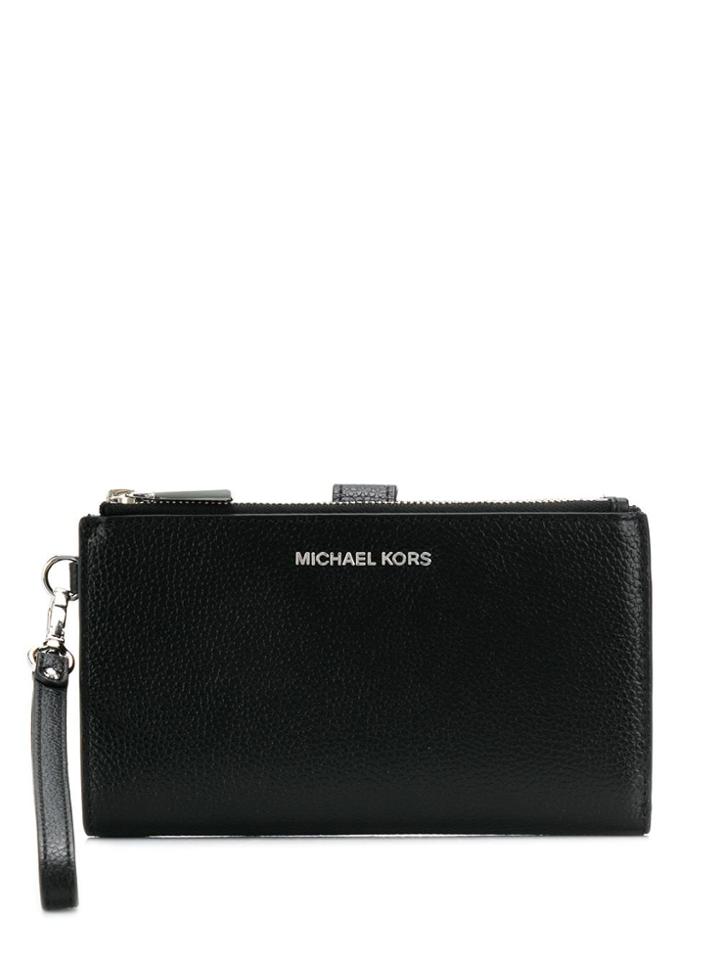 Michael Michael Kors Logo Plaque Smartphone Wristlet - Black