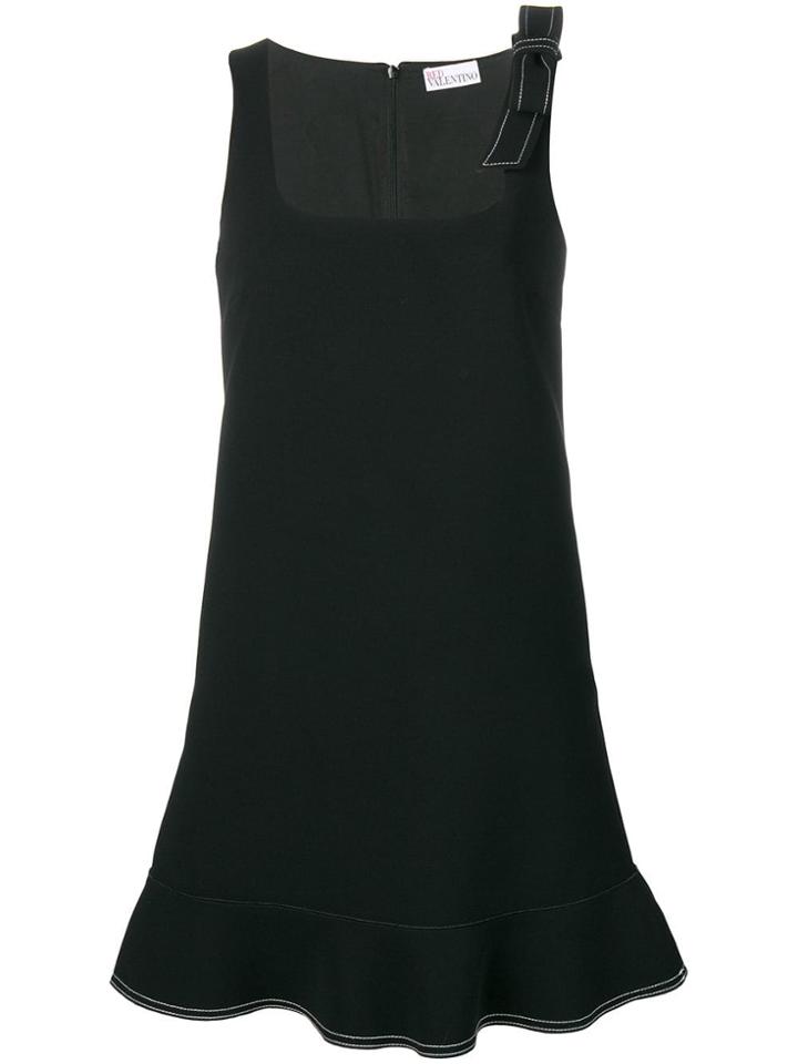 Red Valentino Bow Strap Dress - Black