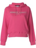 Jeremy Scott Logo Hooded Sweatshirt - Pink