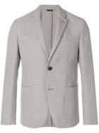 Fendi Notched Lapel Houndstooth Blazer - Brown