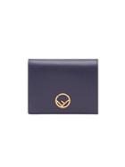 Fendi F Is Fendi Compact Wallet - Blue